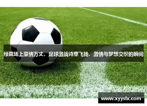 绿茵场上豪情万丈，足球激战诗意飞扬，激情与梦想交织的瞬间